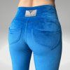 Legginsy Push-Up Light Blue Velur Yastraby