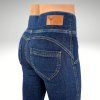 Dark Blue Yastraby farmerhatású leggings