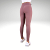 Simple Ribbed Pink Yastraby leggings