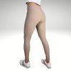 Simple Ribbed Beige Yastraby leggings