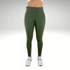 Simple Ribbed Green Yastraby leggings