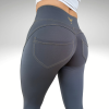 Legginsy Push-Up Graphite Grey Pants Yastraby