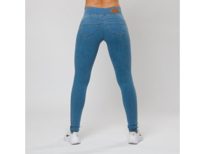 Jeansové legíny SKY BLUE Yastraby