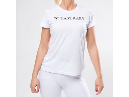 Dámske športové tričko YASTRABY biele Extra dry