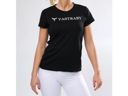 Dámske športové tričko YASTRABY čierne Extra dry