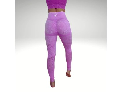 Bezšvové legíny Hyper Pink Yastraby (Veľkosť L)