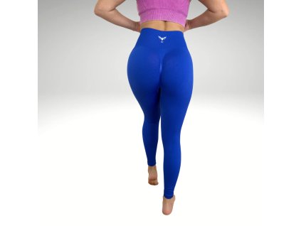 Bezšvové legíny Ribbed Blue Yastraby (Veľkosť L)