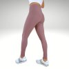 Legíny simple ribbed pink Yastraby