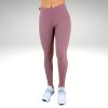 Legíny simple ribbed pink Yastraby