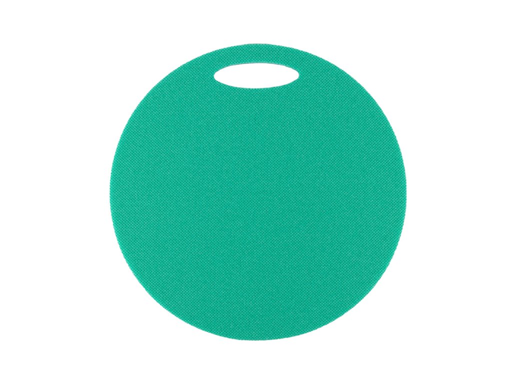 YATE sedátko kulaté 2 vrstvé 12 mm - zelená/černá - Pyramida