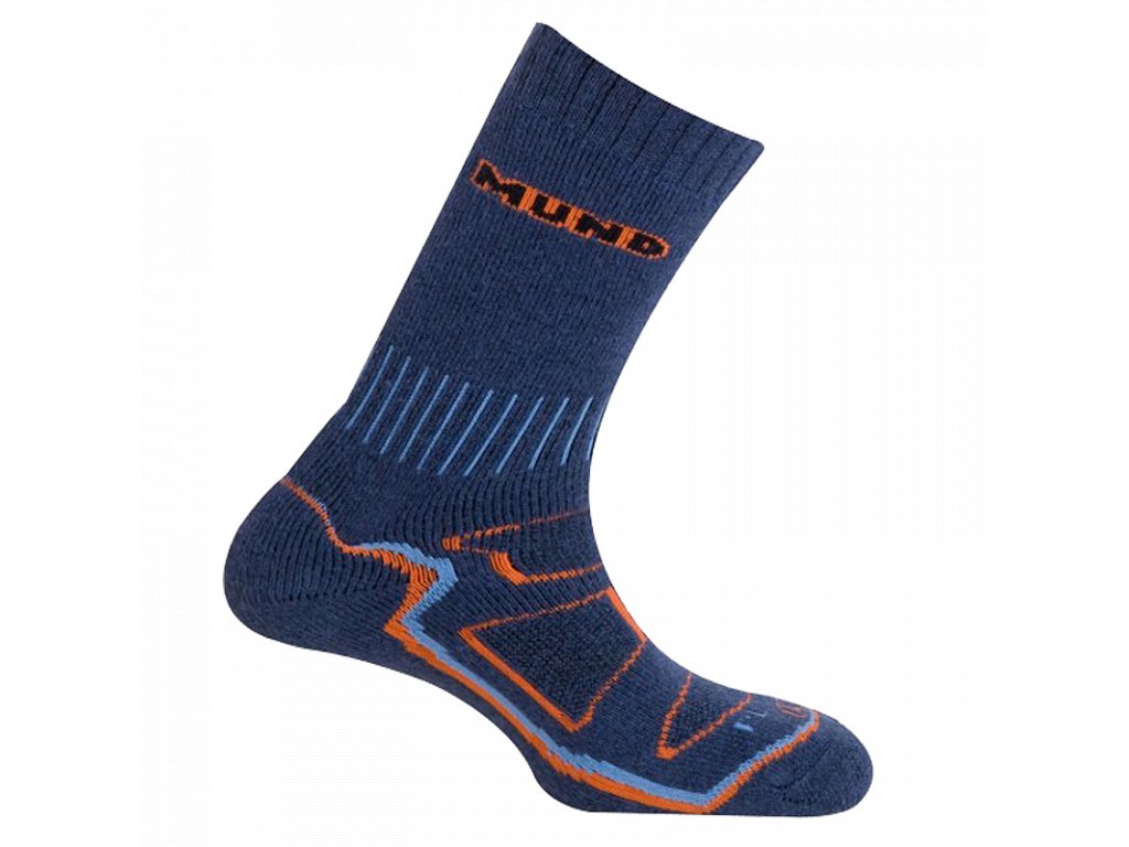MUND MAKALU trekingové ponožky modré (Typ 31-35 S)