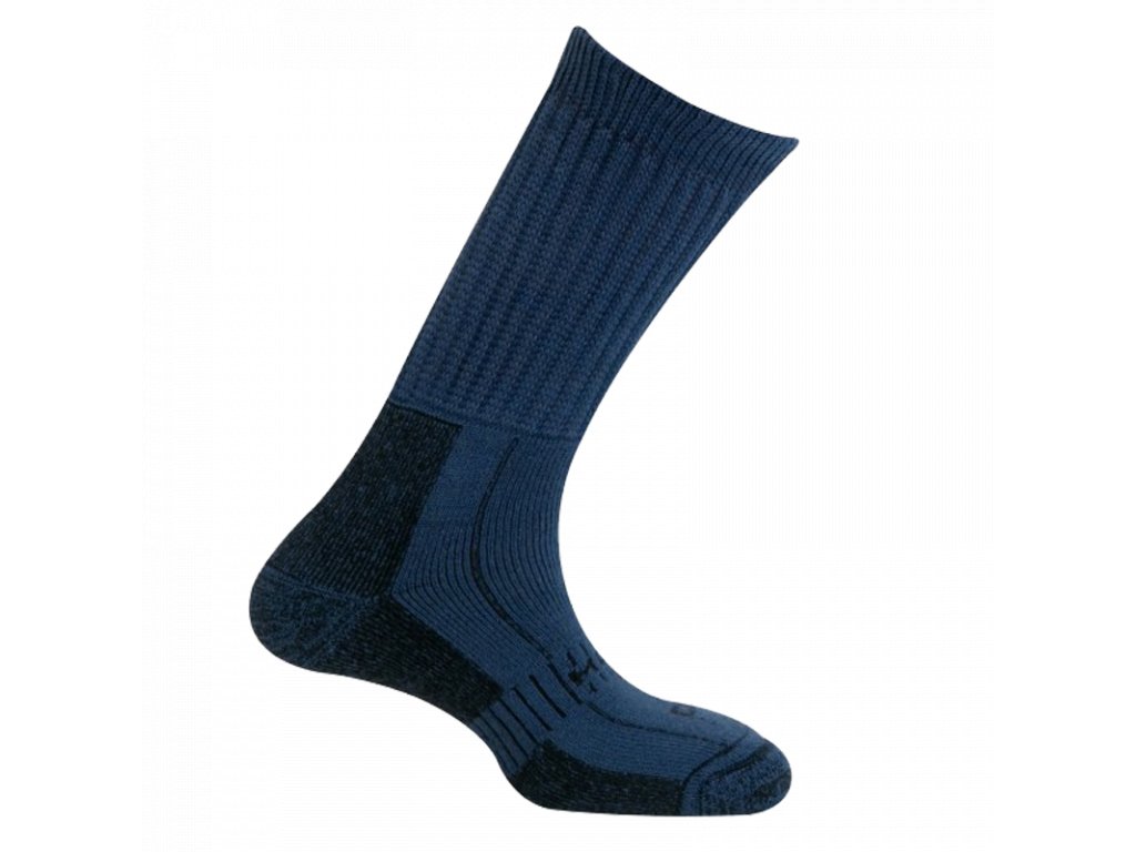 MUND EXPLORER trekingové ponožky modro/šedé (Typ 36-40 M)