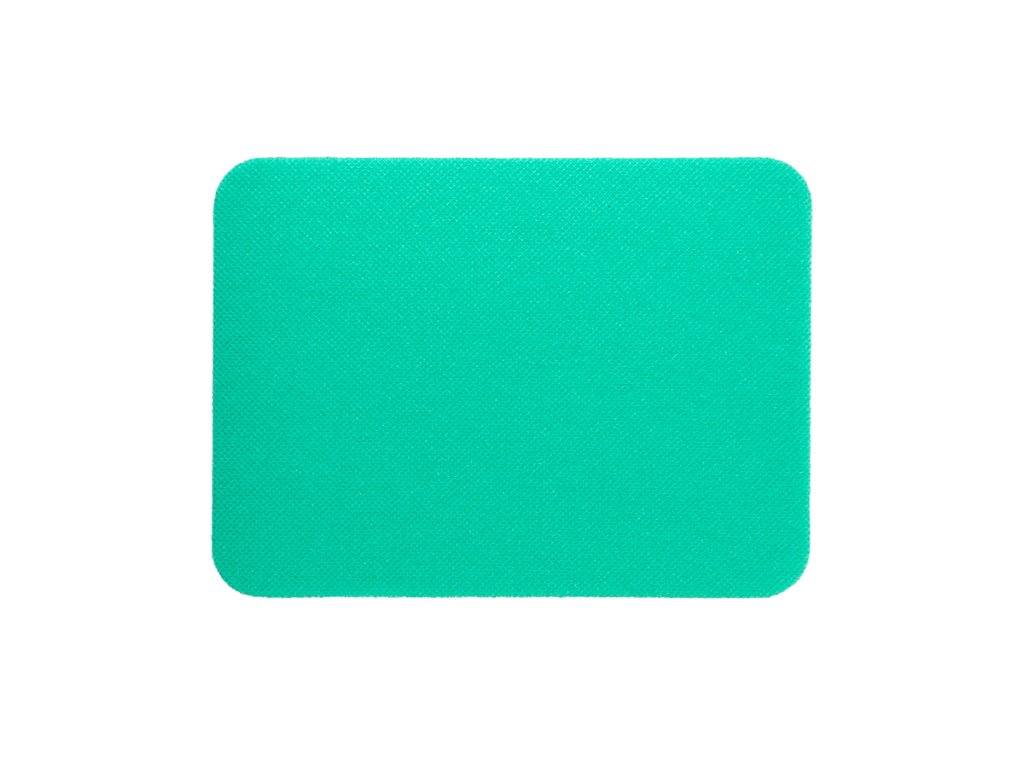 YATE Sedátko 307x220x12 mm zelená / černá - bez ucha