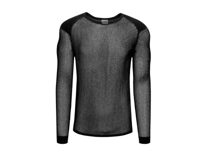 BRYNJE Wool Thermo triko s dlouhým rukávem pánské černé