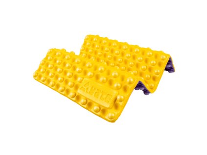 YATE Sedátko skládací BUBBLES Plus žlutá/fialová