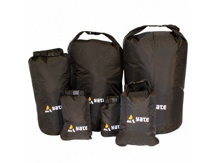 YATE DRY BAG Nepromokavý vak XXS/1 l černý (Typ M)