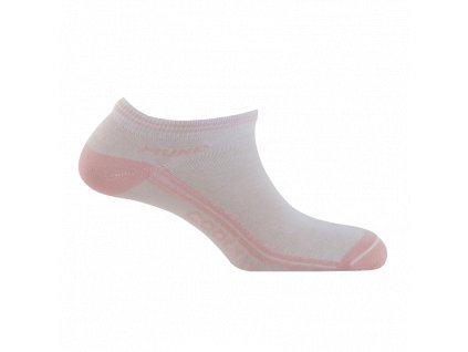 MUND INVISIBLE COOLMAX ponožky bílo/růžové (Typ 31-35 S)