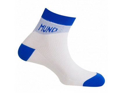 MUND CYCLING/RUNNING ponožky bílo/modré (Typ 36-40 M)