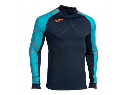 JOMA ELITE IX sweatshirt functional men´s navy/turquoise