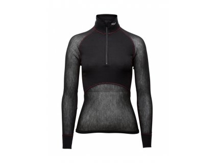 dámský funkční rolák BRYNJE Lady Wool Thermo light Zip-polo