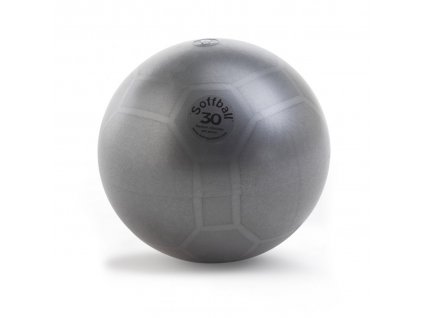 LEDRAGOMMA TONKEY SOFFBALL Maxafe míč 30 cm, šedo-stříbrná