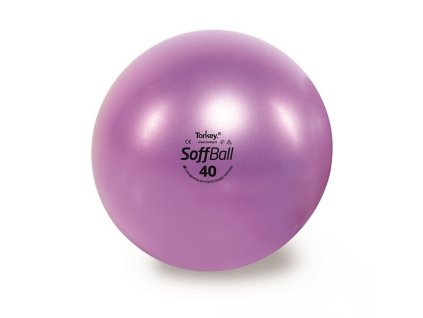 LEDRAGOMMA TONKEY SOFFBALL Maxafe míč 40 cm, fialová, krabička