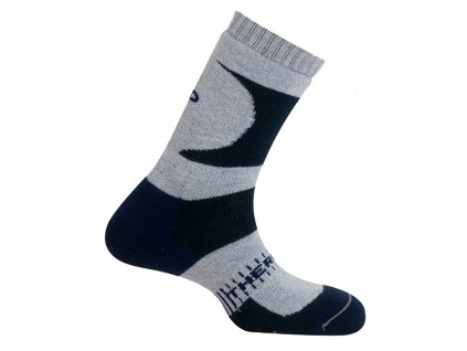 MUND K2 trekingové ponožky šedé (Typ 31-35 S)
