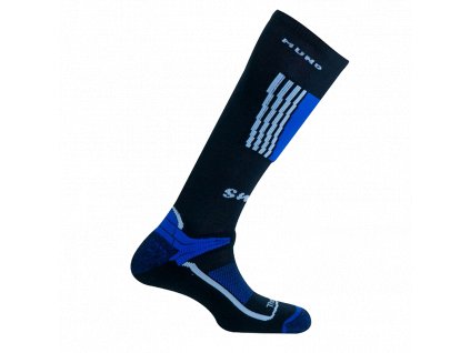 MUND SNOWBOARD lyžařské ponožky tm.modré/modré (Typ 31-35 S)