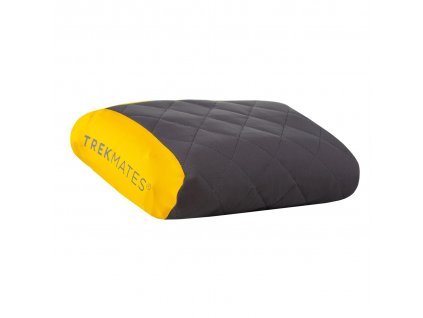 TREKMATES SOFT TOP INFLATABLE PILLOW, grey/yellow