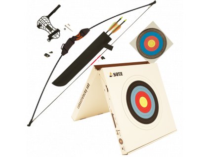 00 SL00001 archery set packed in box with target 2 arrows