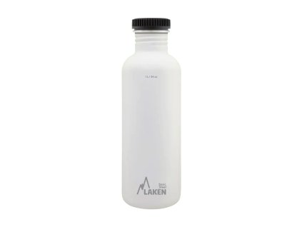 LAKEN Plain Steel bottle 1000 ml white