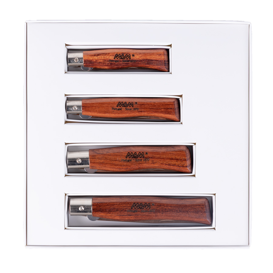 MAM 2505 Kolekce nožů s titanovou čepelí - bubinga