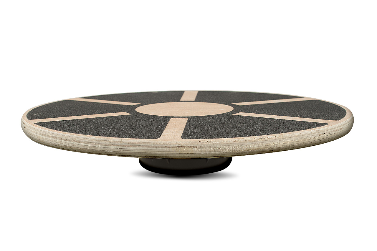 YATE Balanční deska - dřevěná, kruhová - poškozený obal