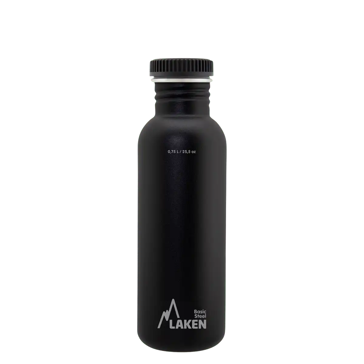 LAKEN Láhev ocel Plain 750 ml černá