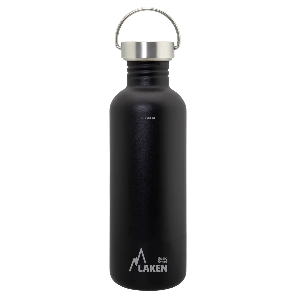 LAKEN Láhev ocel Basic Vintage 1000 ml černá