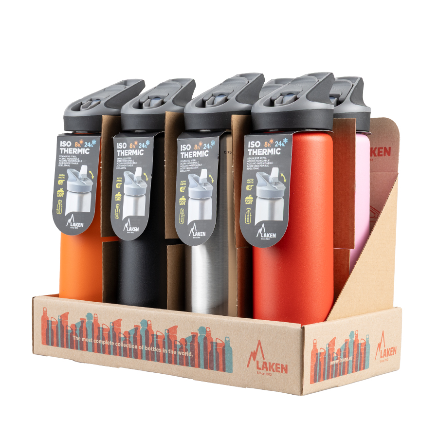 LAKEN Láhev ocel Basic Vintage 1000 ml - 6 ks