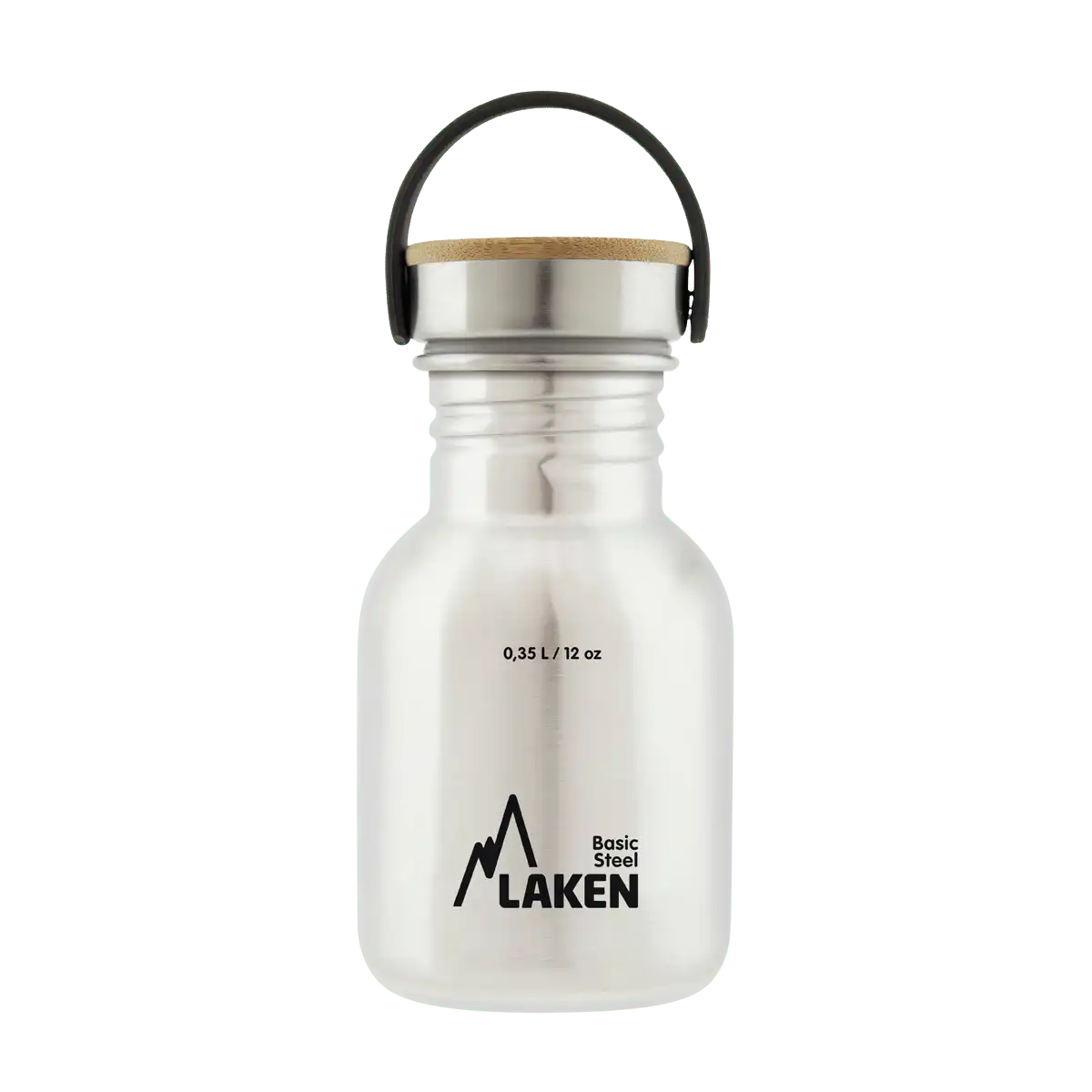 LAKEN Láhev ocel Basic Bamboo 350 ml ocelová
