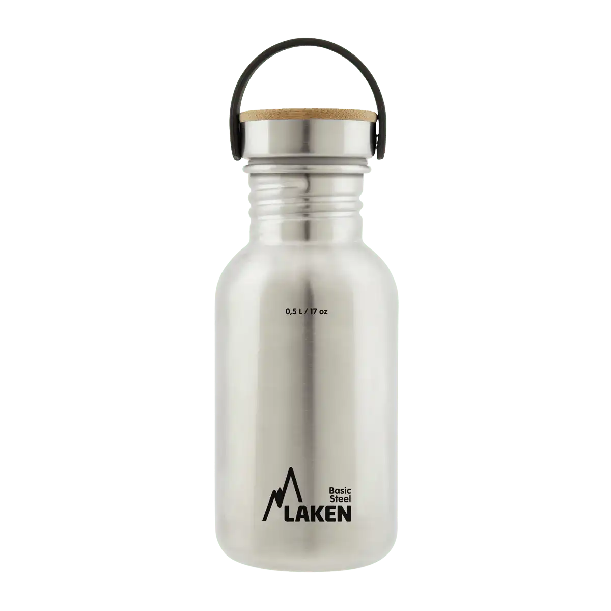 LAKEN Láhev ocel Basic Bamboo 500 ml ocelová