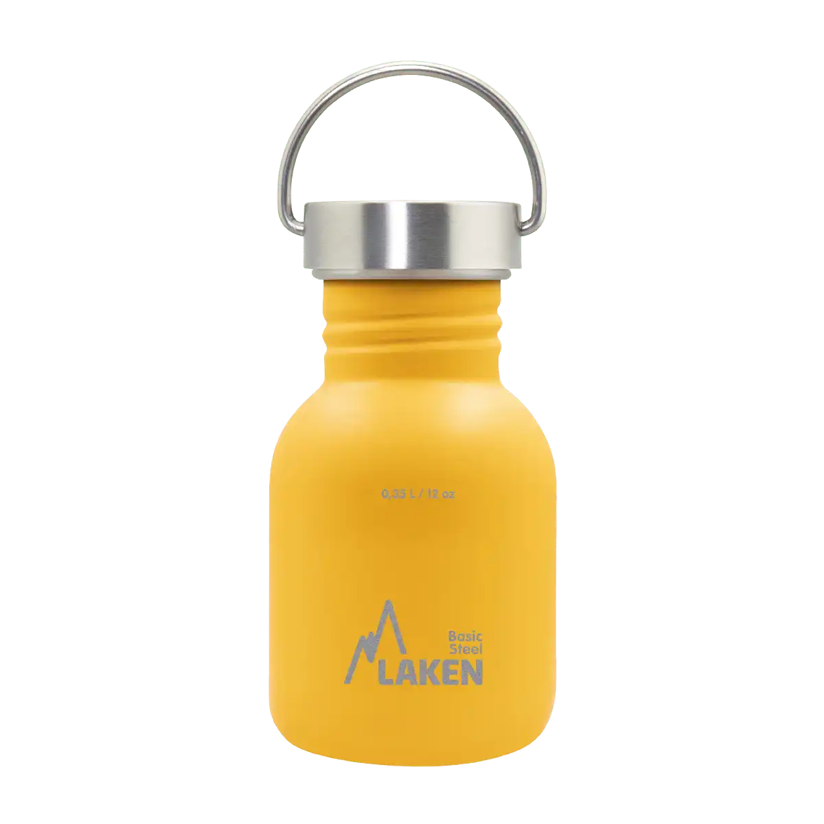 LAKEN Láhev ocel Basic Vintage 350 ml žlutá