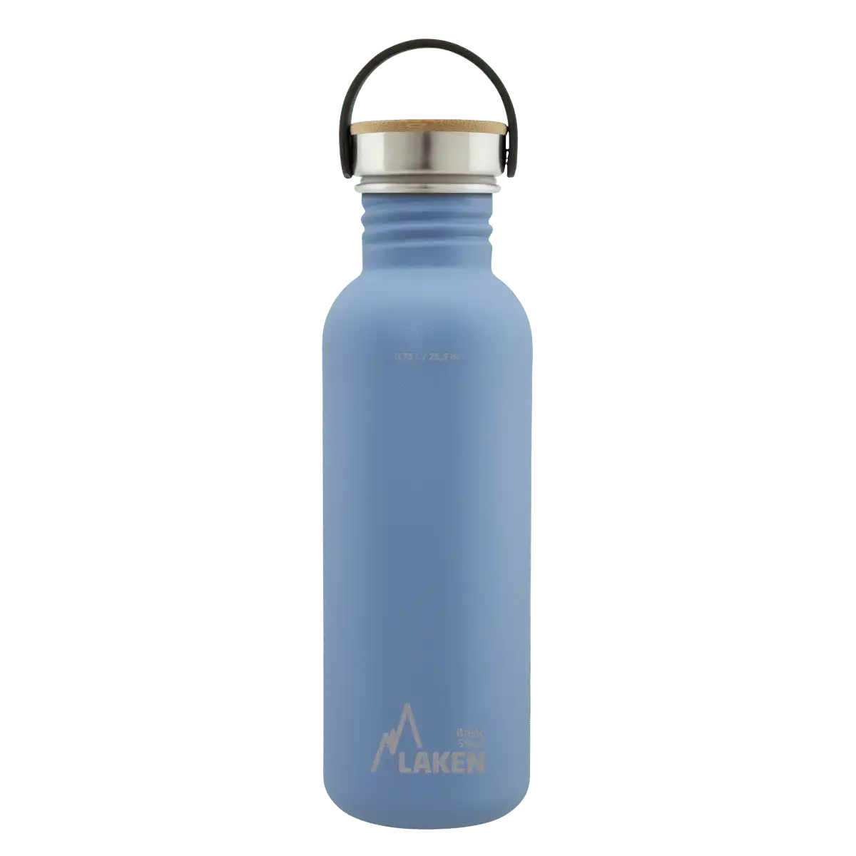 LAKEN Láhev ocel Basic Bamboo 750 ml modrá