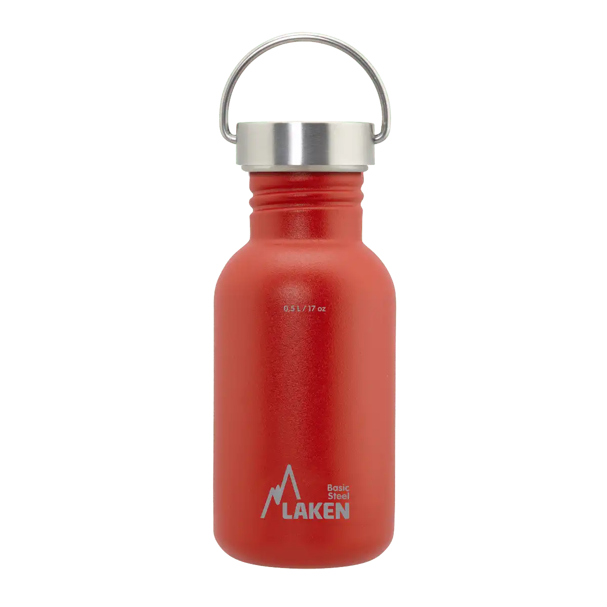 LAKEN Láhev ocel Basic Vintage 500 ml červená