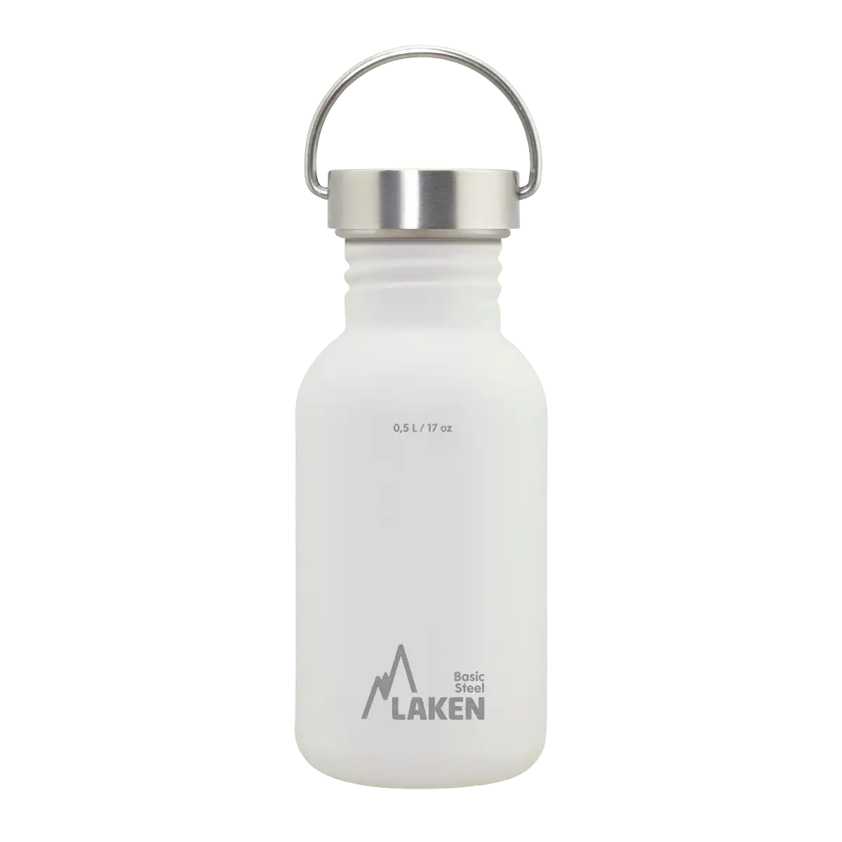 LAKEN Láhev ocel Basic Vintage 500 ml bílá