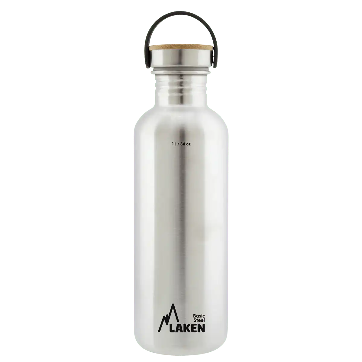 LAKEN Láhev ocel Basic Bamboo 1000 ml ocelová
