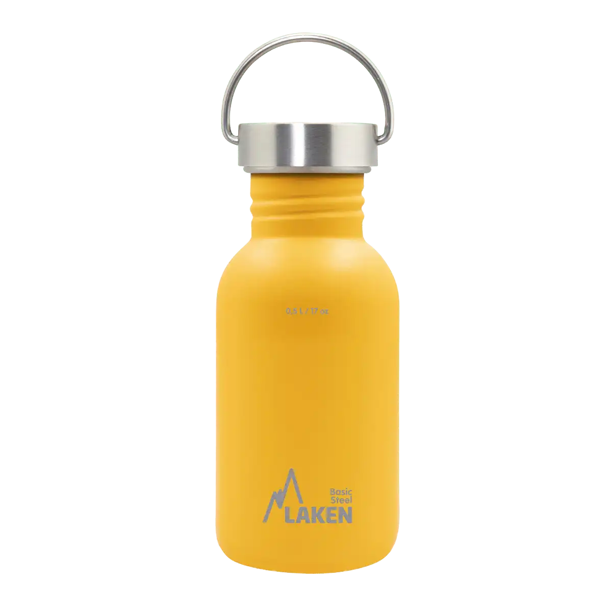 LAKEN Láhev ocel Basic Vintage 500 ml žlutá