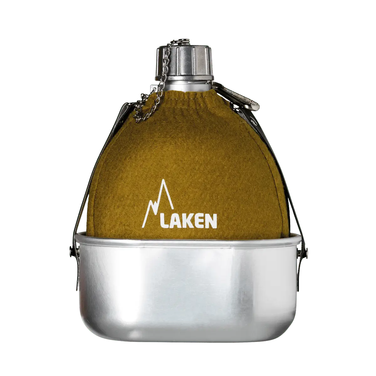 LAKEN Láhev hliník Clásica 1000 ml s hliníkovou nádobou khaki