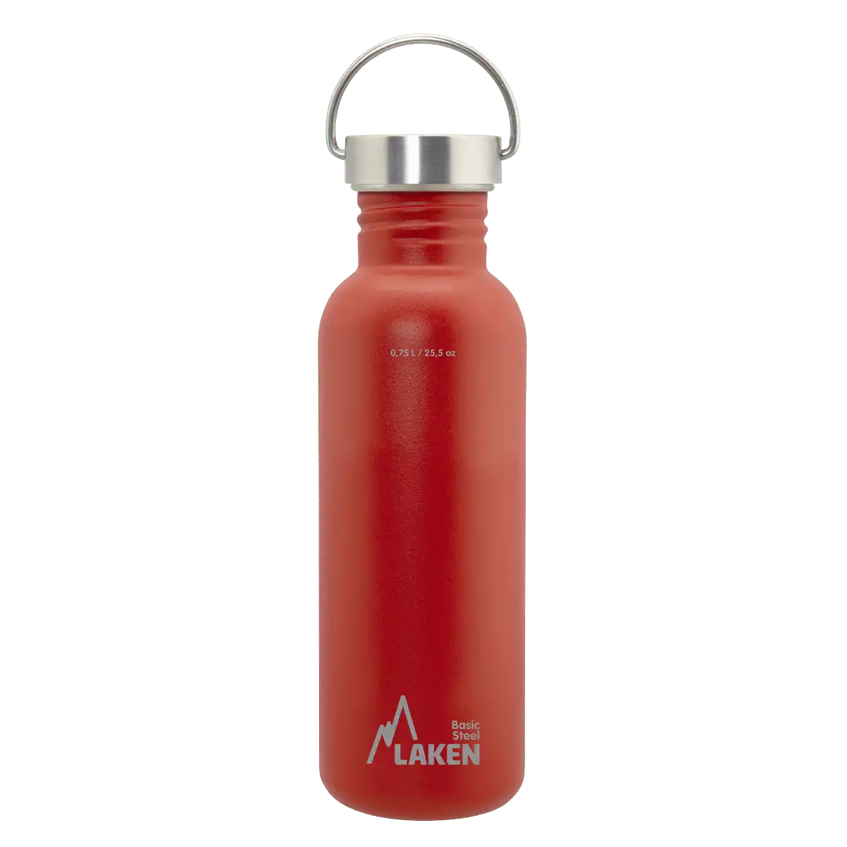 LAKEN Láhev ocel Basic Vintage 750 ml červená
