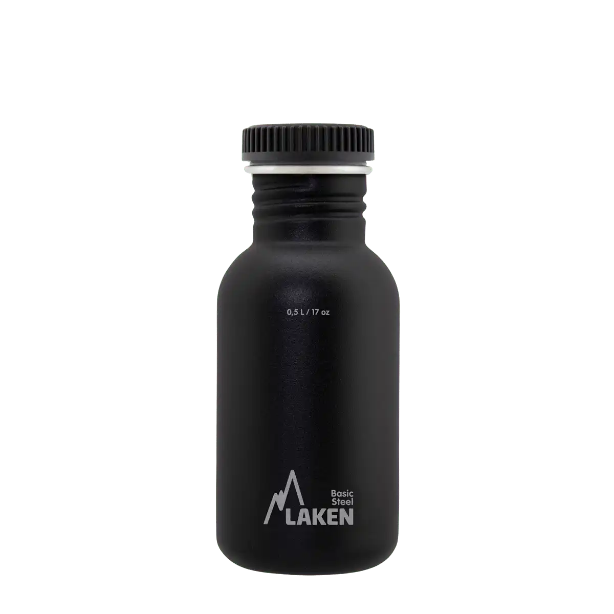 LAKEN Láhev ocel Plain 500 ml černá
