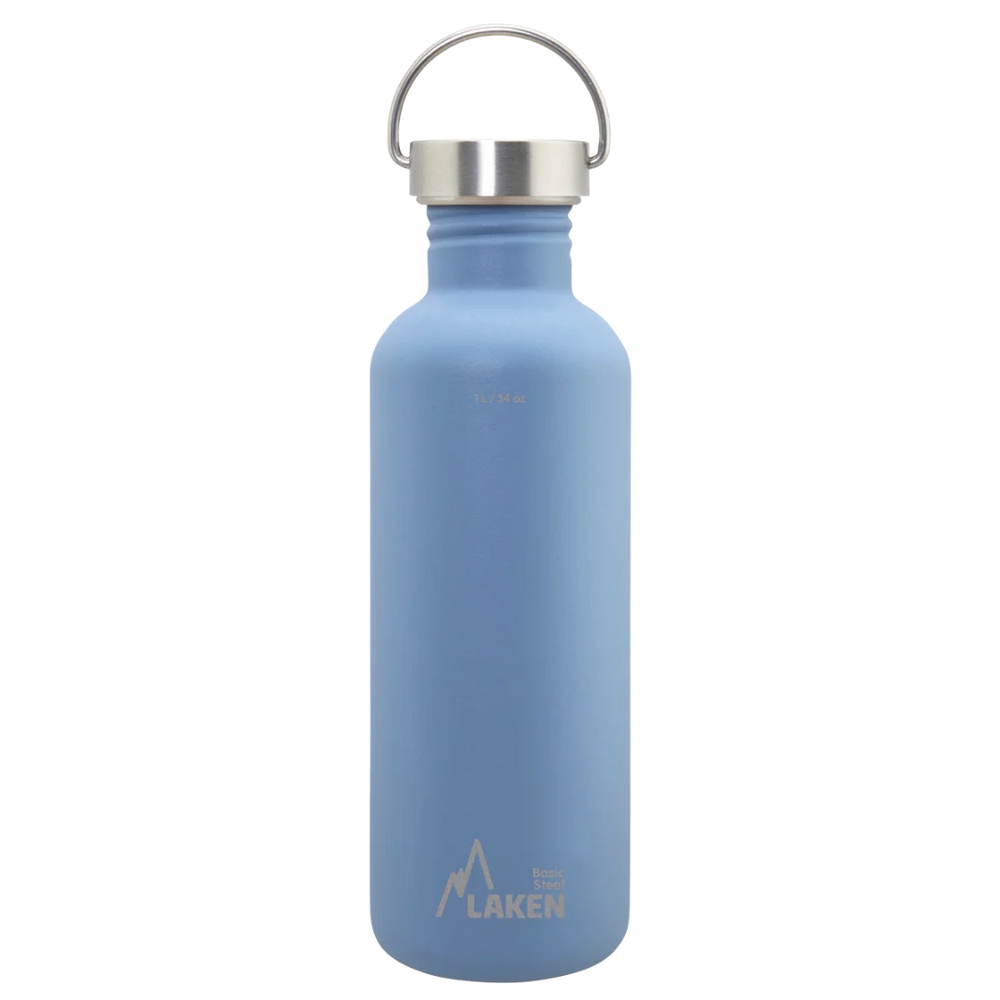 LAKEN Láhev ocel Basic Vintage 1000 ml modrá