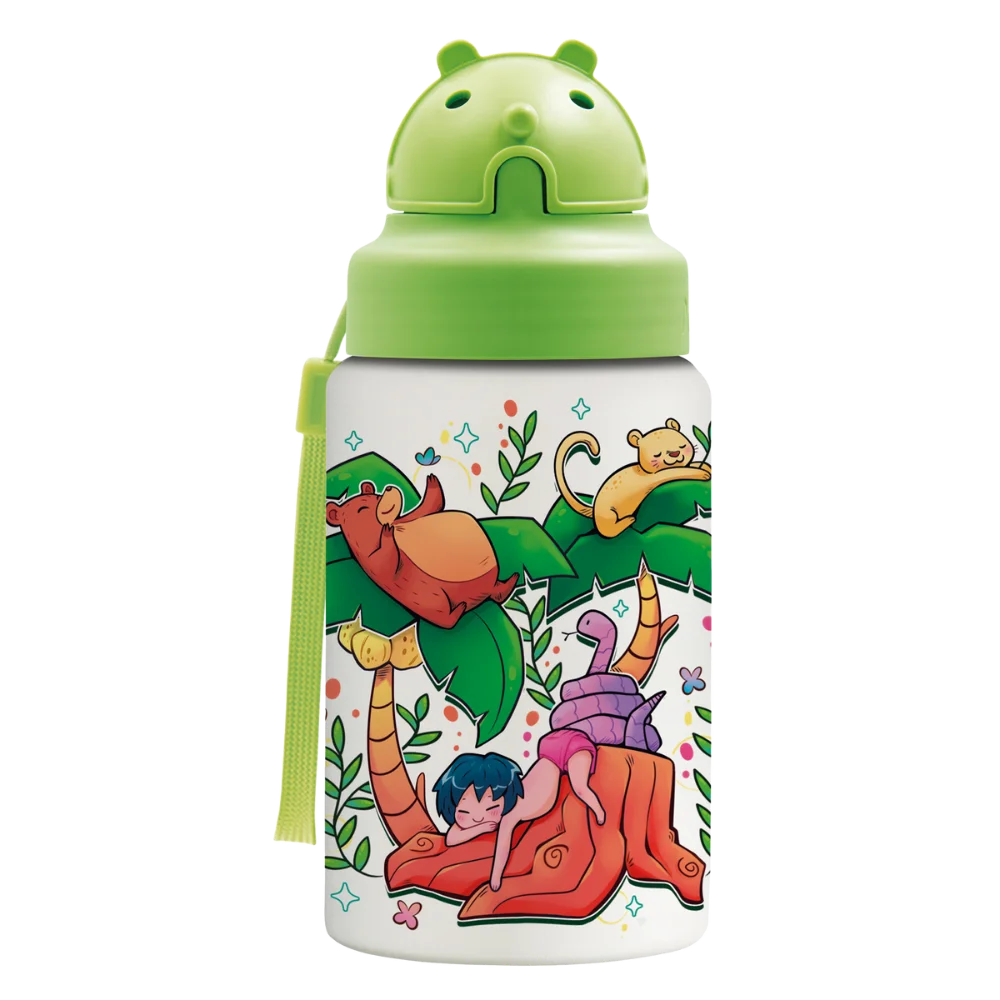 LAKEN Termoláhev ocel Oby 350 ml Kniha Džunglí