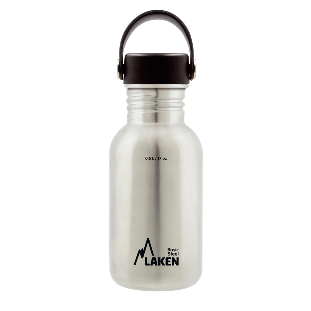 LAKEN Láhev hliník Oasis 500 ml stříbrná
